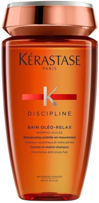Kérastase, Discipline Oléo-Relax, Shampoo Nutriente & Anti-Crespo, Per Capelli Indisciplinati, Voluminosi & Secchi, 250 ml