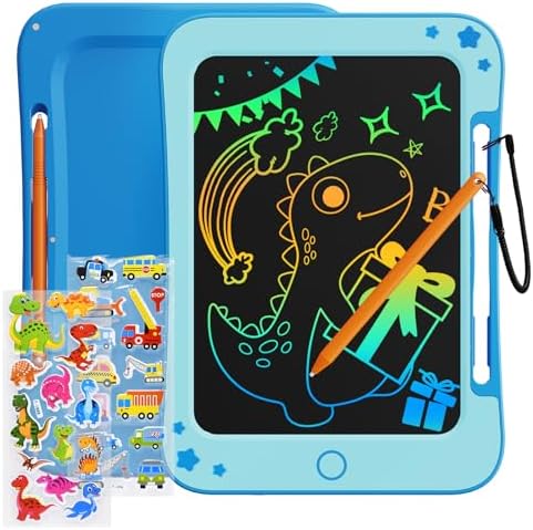 TEKFUN Kids Toys for 3 4 5 6 Years Old Boys Girls Gifts, 8.5 Inch LCD Writing Tablet Kids Drawing Board, Educational Travel Toys Boy Girl Birthday Christmas Gifts Age 3-8 (Blue)