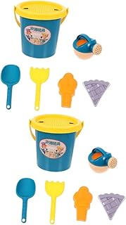 Abaodam 12 Pçs Conjunto Balde De Praia Crianças Playset Crianças Brinquedos De Praia Brinquedos Infantis Baldes De Areia Para Crianças Kit De Jogo De Areia De Praia Balde De Areia