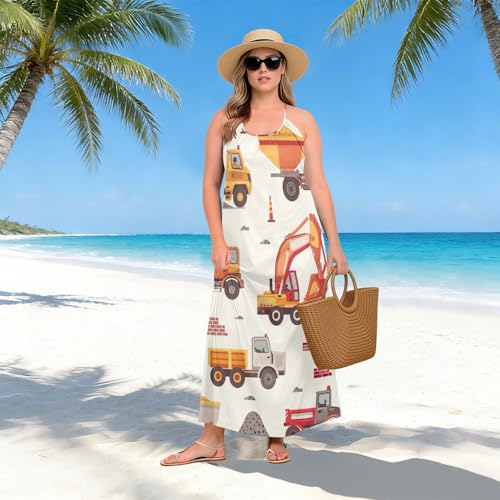 Robe longue dos nu fluide pour rester fraîche malgré la chaleur