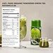 [Nokchawon] Matcha & Earl Grey Syrup Set – Organic Korean Green Tea Powder (1.77 oz) + Earl Grey Tea Syrup (15.22 fl oz) for Milk Tea, Lattes, Iced Drinks