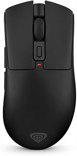Genesis Zircon 880 bezprzewodowa mysz gamingowa, czarna, 12000 DPI, PixArt PAW3311, Triple Mode, E-Sport mysz 64 g, szklane łyżwy, Kailh Optical, 6 przycisków, do komputera PC i laptopa