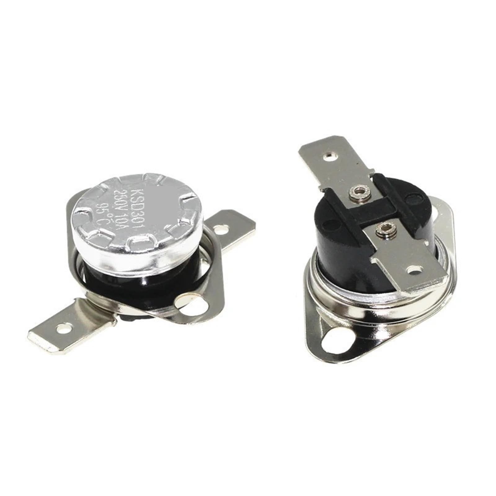 1pcs KSD301 KSD302 40-300degree 10A 16A 250V Normally Closed Open Temperature Switch(KSD301-10A-NO,60C)