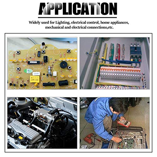 Hilitchi 100Pcs 16-14 Gauge Nylon Fully Insulated-Male Spade Terminals And Quick Splice Electrical Wire Connector Assortment Kit (16-14 A.w.g) #TOP6