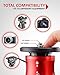 IFOOTAGE Carbon Fiber Video Monopod 4 Section with Tripod Feet Compatible for DSLR Camera Camcorder