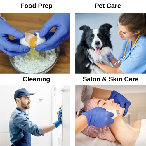 HCS MEDICAL SOLUTIONS Luvas de Nitrilo Hcs, Grandes -(250/Caixa) Pele Sensível - Luvas Médicas Desca