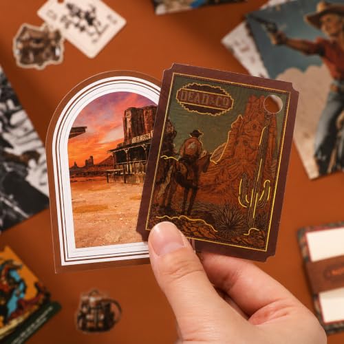 Image of RANDEN Horse Journaling Kit, 346PCS Vintage Scrapbook & Stationery Set with Aesthetic Stickers, Ephemera Pack and Journal Supplies for Bullet Journals, Planners, Albums & Creative Crafts (Horse)