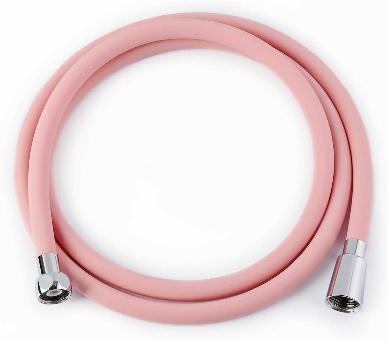 Shower Hose for Barumi Livo & Pluo Handheld Showerheads - Pink Color | Flexible PVC, Smooth Design for Easy Cleaning, Tangle-Free 360° Rotation Connector, 71" Length, Universal Fit, Easy Installation