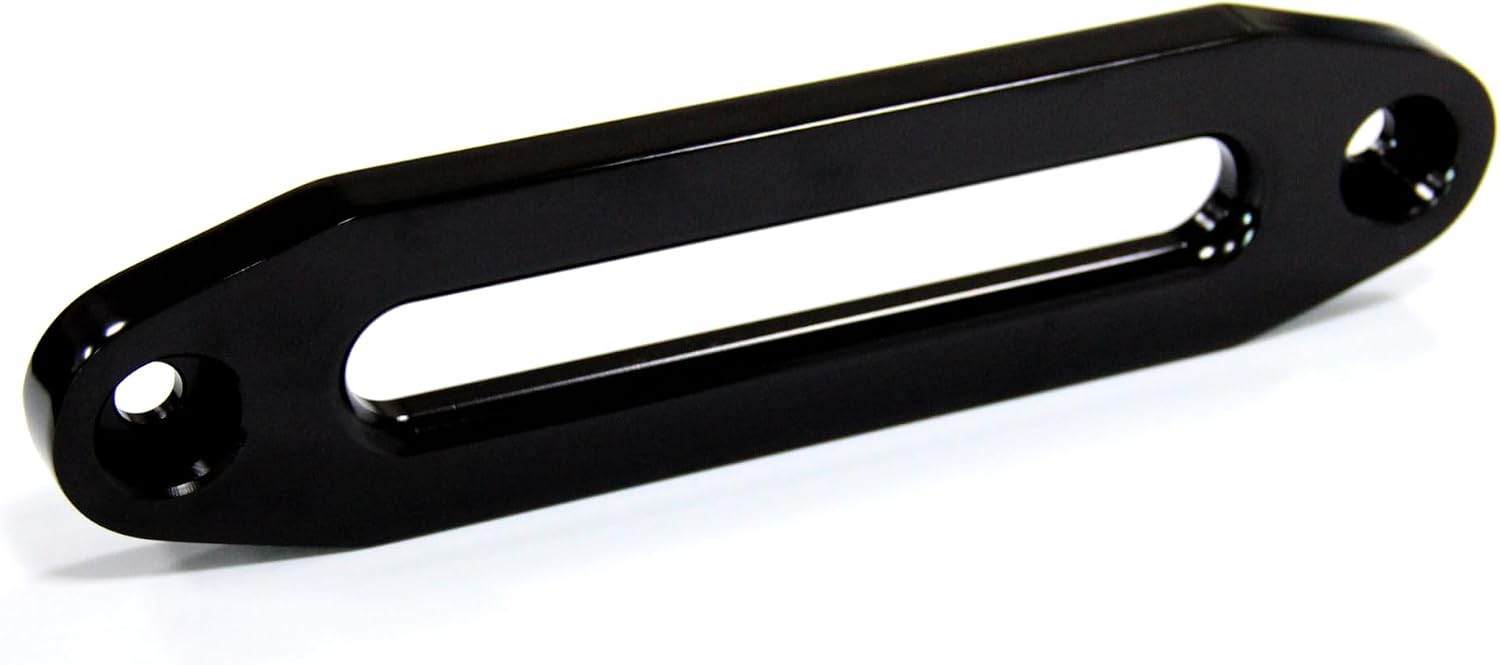 SALMAN 10” 10000lbs Aluminum Alloy 6061 Fairlead 10inch/254mm Hole Spacing for SUV, Pick-UP Truck, Heavy Truck Winch Accessory Black