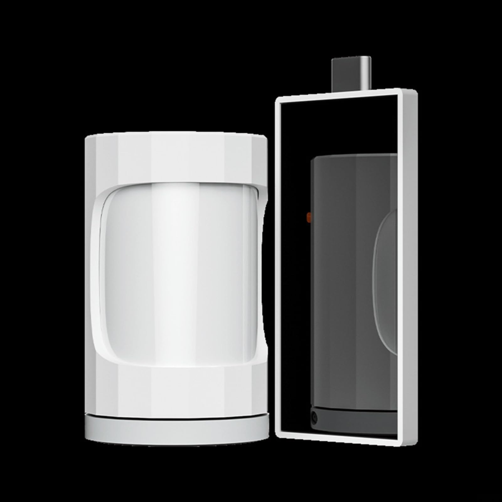 Sensor de presencia humano-cuerpo inteligente ES5 con infrarrojos y luz | Infrared & Light Sensing, CR2450 Or Type-C Power, 0-1000lux Adjustable, Compact Plastic Design, para mi Home Compatible