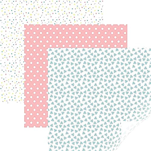 Cricut Removable Vinyl | Party Time Pastel | 30.5cm x 30.5cm (12 x 12) | 6 x Self Adhesive Vinyl Sheets | for use with All Cricut Cutting Machines