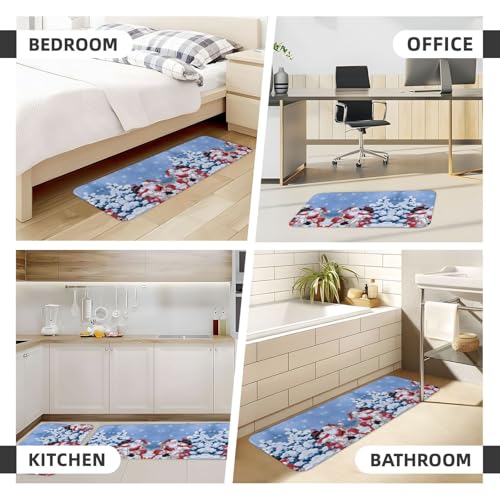 Alfombrillas de cocina navideñas para decorar tu fregadero con Papá Noel 5
