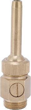 Male Thread Brass Fountain Nozzle Adjustable Direction Jet Water Spray with ValveG1