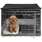 Generisch -Abdeckung,24/41 Zoll Dog Crate Cover, Atmungsaktives Und Wasserdichtes Oxford-Gewebe, 4-seitig, Für Hundekäfige, Welpen, Kleine Und Mittelgroße Rassen, Geeignet Für Den Innenbereich