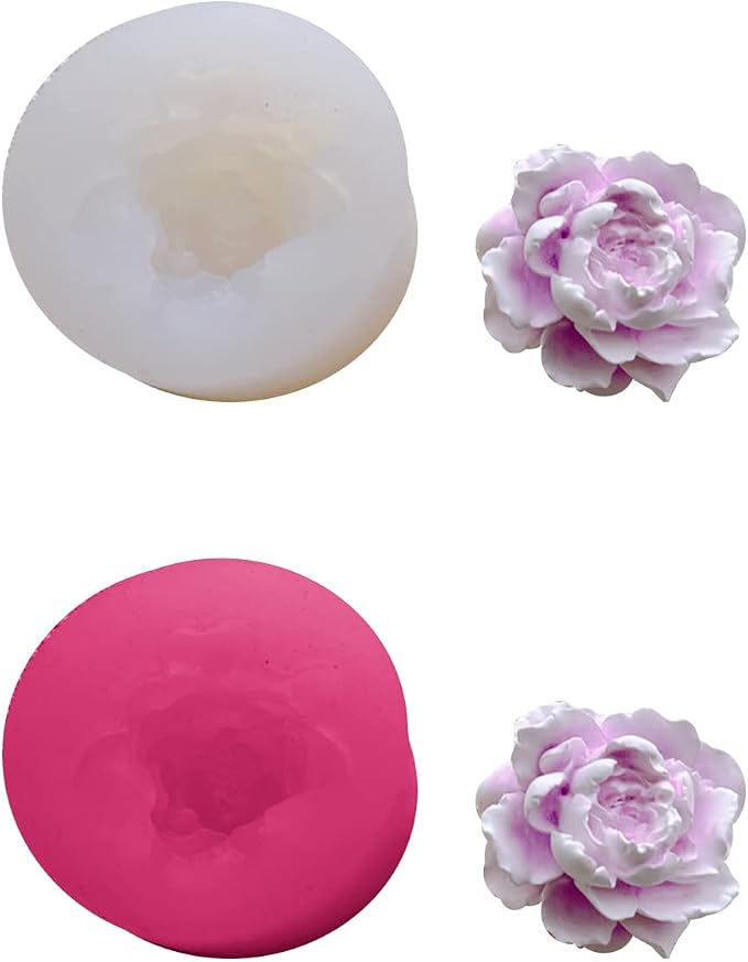 Molde de silicona para decorar pastel con diseño de flor de jazmín miniatura 4