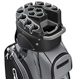 uniHimal 14-Way T-Lock Golf Cart Bag Pro with Full-Length Divider
