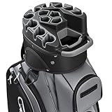 UNIHIMAL 14-Way Golf Cart Bag Pro with Full Length Divider Top, Golf Bag for Men with Handles and Rain Cover