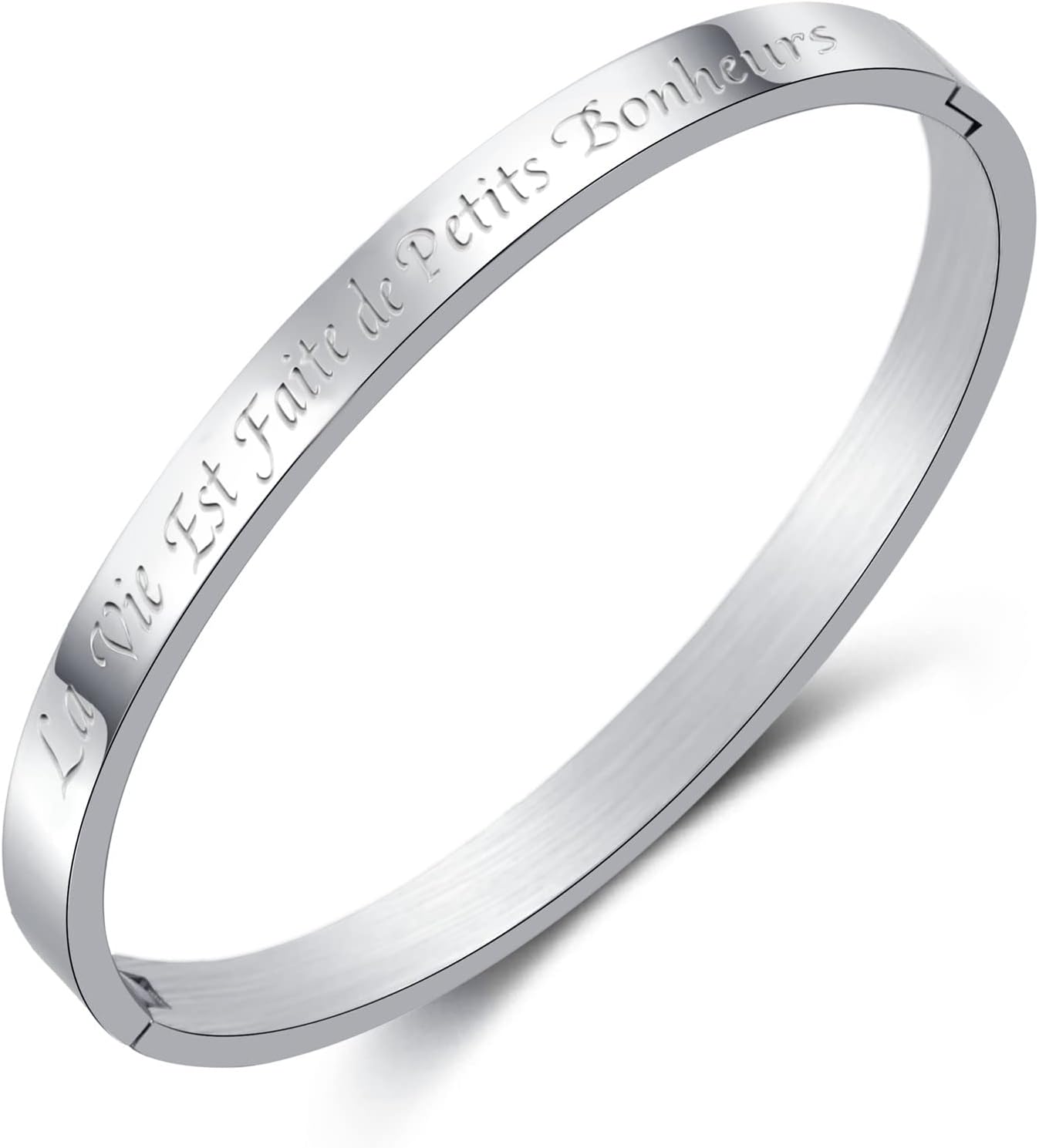 Bracelets joncs or épais en acier inoxydable dorés vendus à l’UNITÉ
