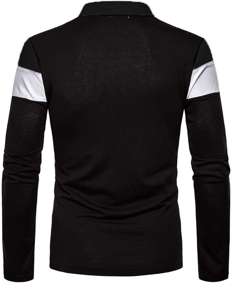 HHGKED Polo Shirts for Men Casual Short & Long Sleeve Golf Slim Fashion Shirts - Image 3