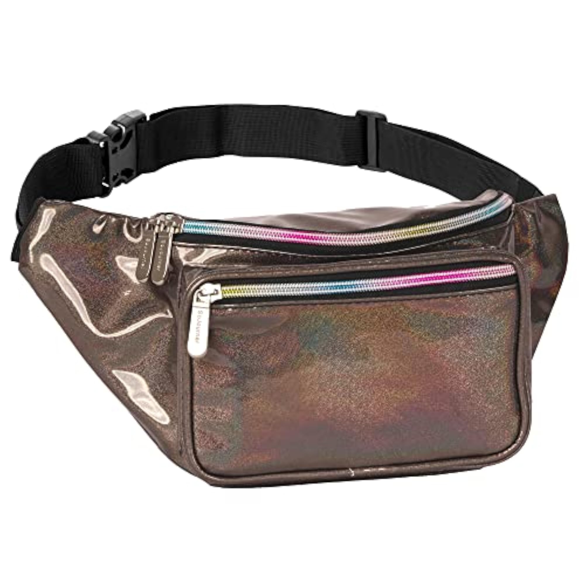 Cute Copper Glitter Holographic Fanny Pack