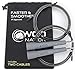WOD Nation Speed Jump Rope - Blazing Fast Rope for Endurance training for Sports like Cross Fitness, Boxing, MMA, Martial Arts or Just Staying Fit - Fully Adjustable to Fit Men, Women and Children - GREY