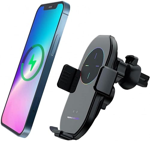 Miniatura 2 de Nuevo soporte inalámbrico para teléfono cargador de coche, brazos de sujeción automática, soporte de 15 W, para I phone15, 14, 13, 12, Galaxy s23,