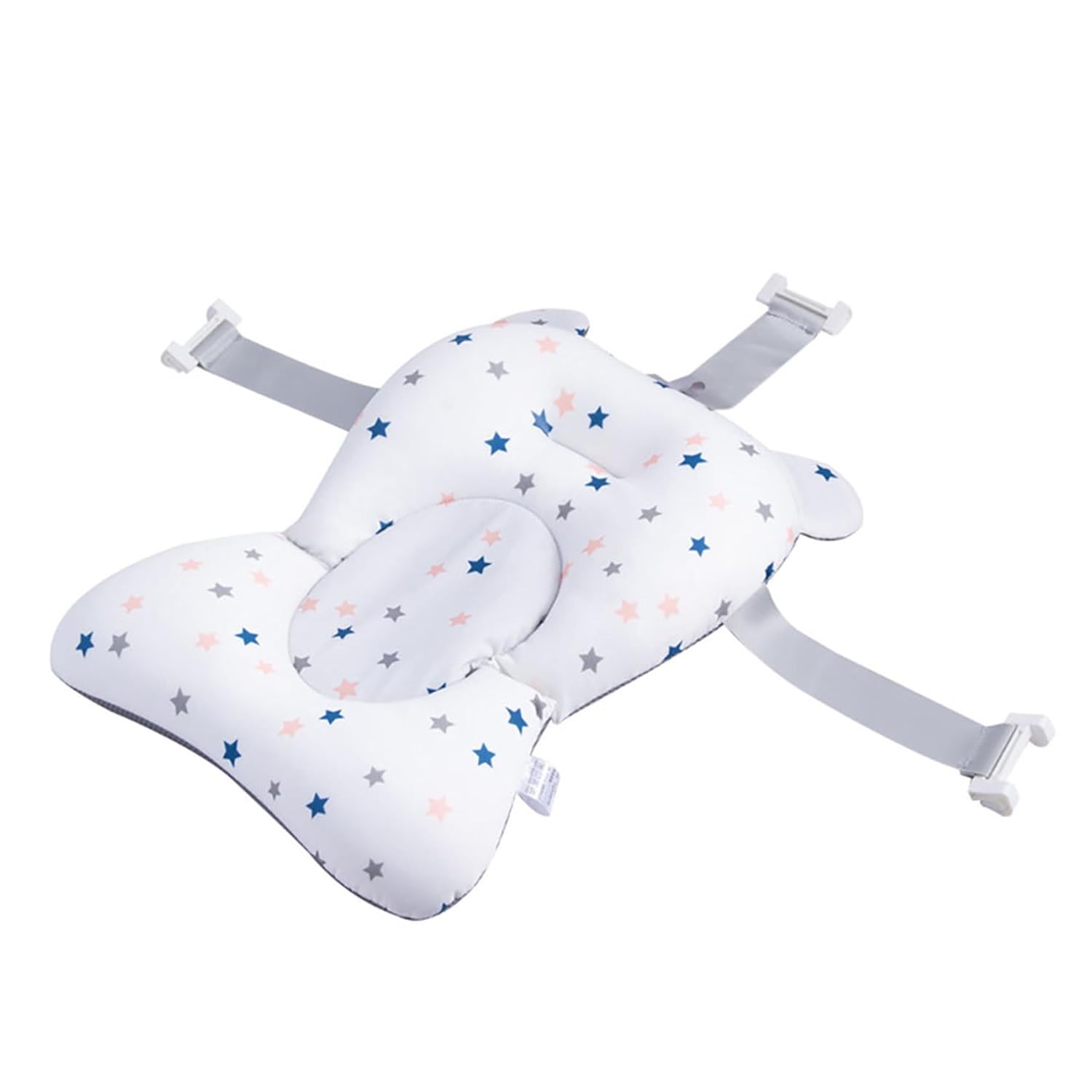 Bath Support Cushion and Bath Seat for Newborns, Soft Floating Sponge Pad with Star Pattern, Suitable for Bathtub and Sink Bathing