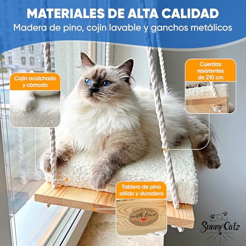 Miniatura 2 de Hamaca Gato Ventana Colgante Cama Para Gatos Accesorios Hamaca Para Gatos Cat Bed Cama Gato Ventana Hamaca Ventana Colgante Cama Cao Kittybay Desk Cat Bed Cama Para Felino
