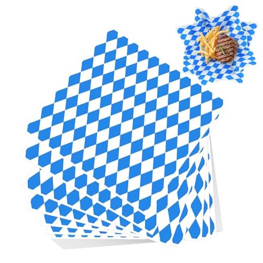 Oktoberfest Deli Food Basket Liners | 100 Sheets