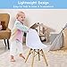 Costzon Kids Table and Chair Set, Kids Mid-Century Modern Style Table Set for Toddler Children, Kids Dining Table and Chair Set, 3-Piece Set (White, Table & 2 Chairs)