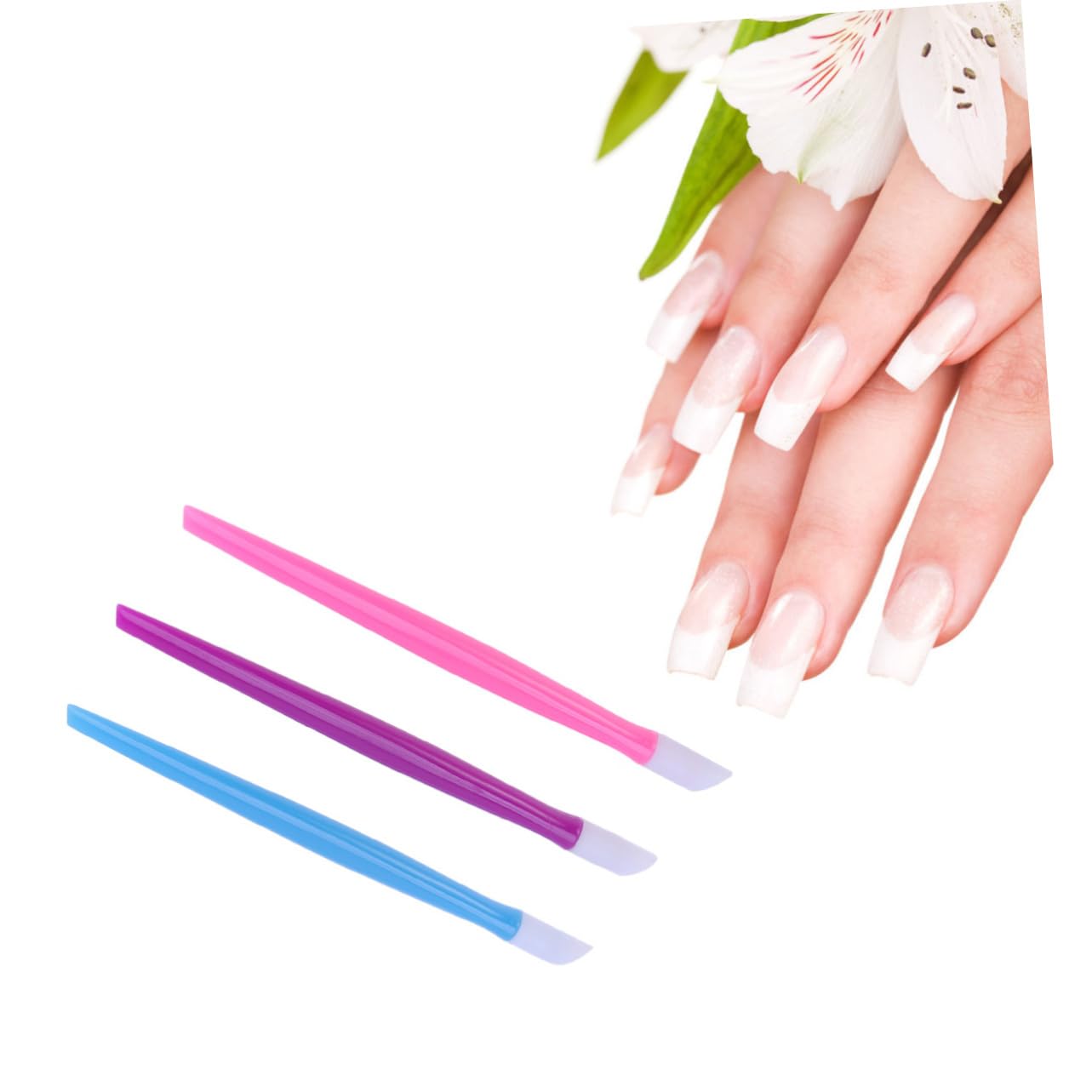 Ipetboom Professional Manicure Nail Art Cleaning Stick Set 36pcs Cuticle Pushers Plastic Material