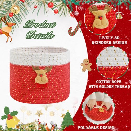Cotton Rope Baskets for Christmas - image 3