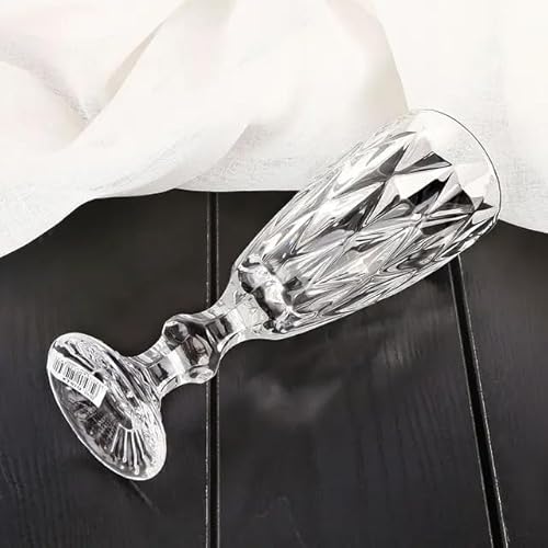 Jogo de 6 Taças de vidro para Champagne Espumante 170ml (Transparente)