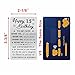 MOQIYXL 13th Birthday Card for Son, 13 Year Old Gifts for Son Engraved Wallet Card