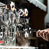 Cepillo de limpieza de cabeza de grupo para máquina de café espresso, limpiador de cepillo de doble tamaño para portafiltro y cabezal de preparación, plástico resistente al calor (58 mm)