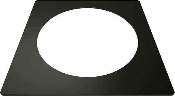 Tile Redi DP-SQT-MB Redi Shower Drain Plate, Matte Black