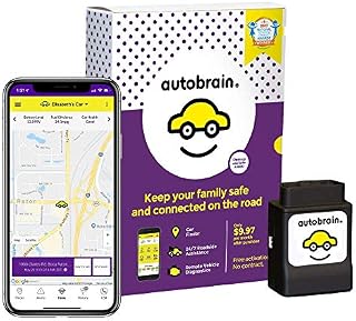 autobrain Real Time GPS Tracker for Vehicles | OBDII Auto Diagnostics | Parking