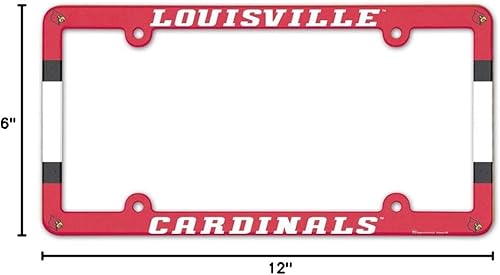 Vista 44 de NCAA Placa de vehículo con marco a todo