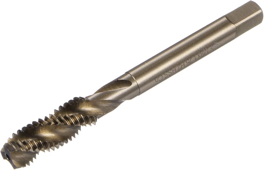 Taraud Filetage Métrique M8 X 1.25 H2 Spirale M35 Cobalt - Outil Taraudage Machine Précision