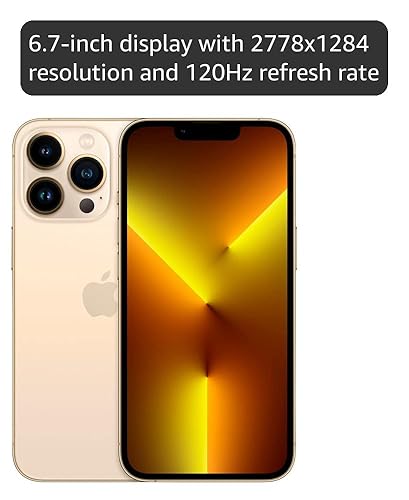 Amazon.com: Apple iPhone 13 Pro Max, 512GB, Gold - Unlocked