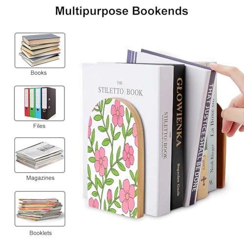 Soporte grande para libros en madera robusta y diseño Line 4