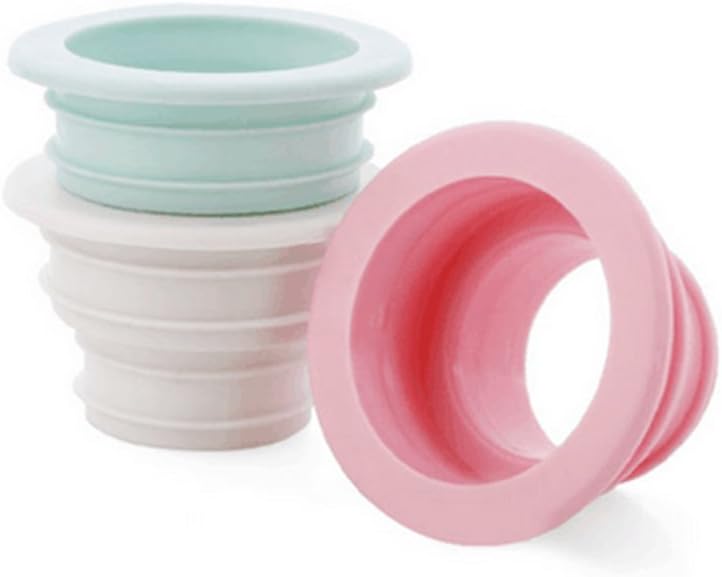 2 Pcs Silicone Deodorant Sealing Plug Kitchen Pipe Sewer Seals Washing Machine Drain Pipe Connector Bathroom Kitchen Cleaning Tools Color Random