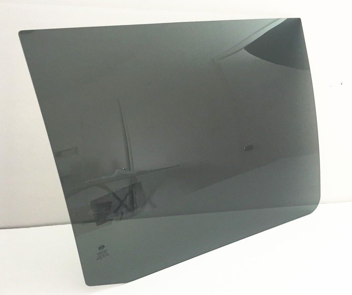 Passenger/Right Side Rear Door Window Glass Replacement for Toyota Highlander 2001-2007