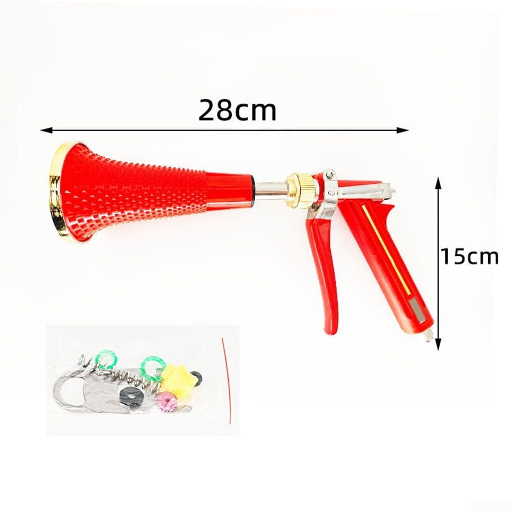 Pistola pulverizadora agrícola para árboles frutales con materiales resistentes y chorro de alta presión para una aplicación eficaz de plagas y agua