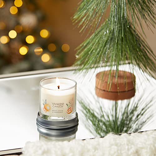 Yankee Candle White Spruce & Grapefruit Scented, Signature 4.3Oz Small Tumbler Single Wick Candle, Over 20 Hours Of Burn Time #TOP3