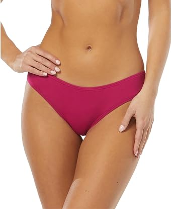 Vince Camuto Womens Hipster Cheeky Bikini Swim Bottom Purple XS
