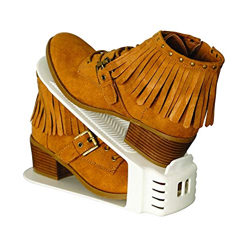 Shoe Slotz Space-Saving Storage Units In Ivory | As Seen On Tv | No Assembly Required | Limited Edition Price Club Value Pack, 10 Piece Set #TOP6