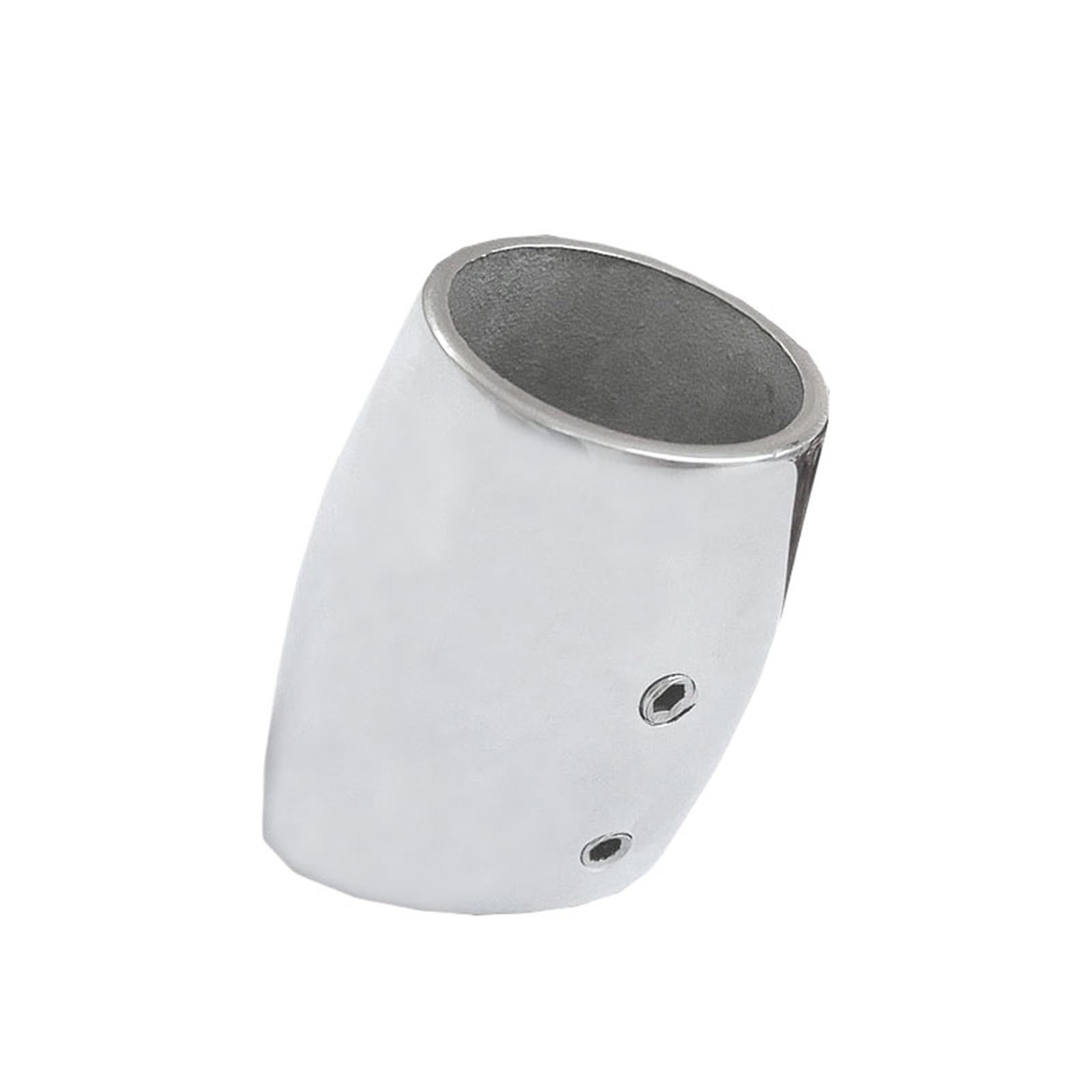 Tuyau en acier inoxydable 316 avec base ronde de 33 mm pour main courante de bateau à 60 degrés