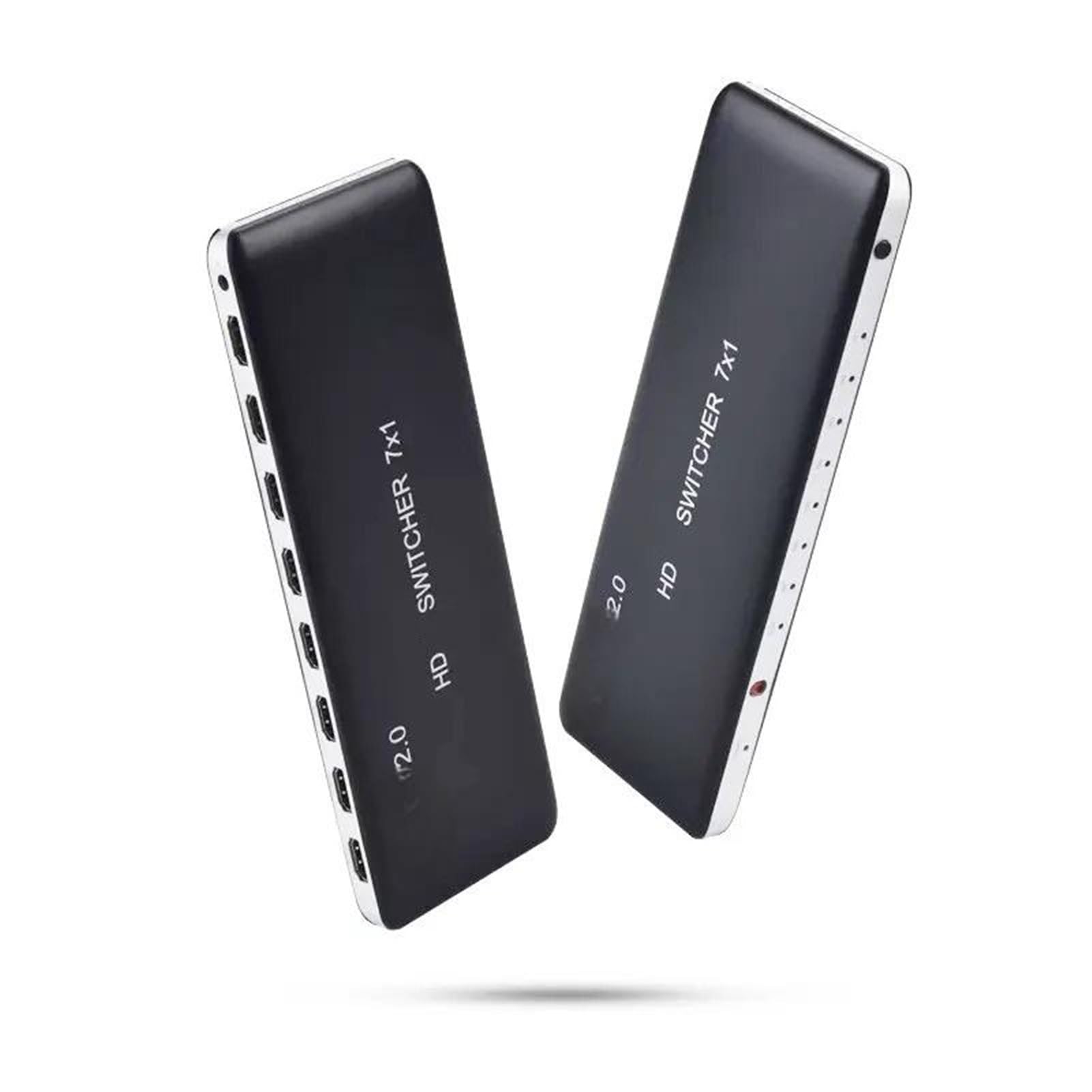 Convertitore Video 7x1 Switch 2.0 Compatibile con HDMI 7 in 1 out 4K 60HZ for PC a TV Monitor Proiettore con Ampia compatibilità, Facile da configurare