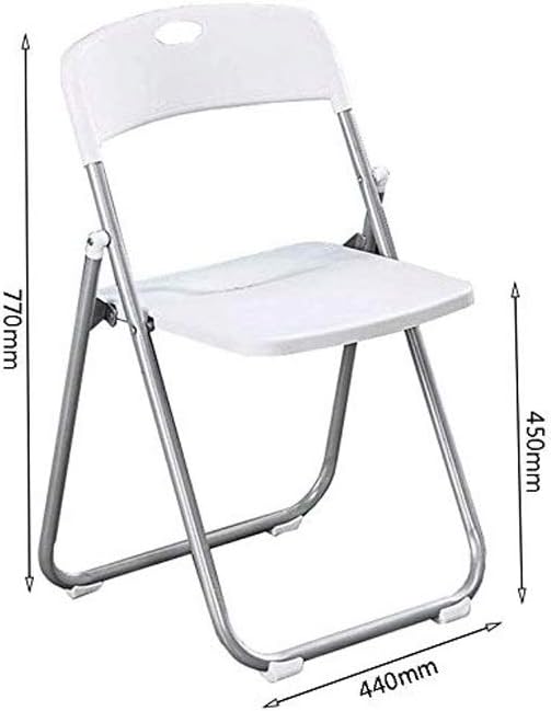 Premium White Plastic Folding Chair Office Training Room Upholstered